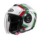 Kask motocyklowy otwarty HJC I40N Velu biały/zielony