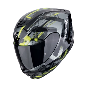 Kask motocyklowy SCORPION EXO-391 Clutter czarny, fluo