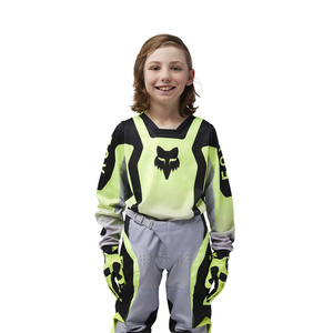 Bluza motocyklowa dziecięca FOX Junior 180 Lean Fluorescent Yellow