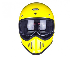 Kask motocyklowy offroad cross z daszkiem SHOEI EX-ZERO Żółty
