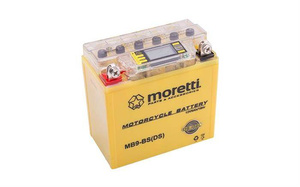Akumulator MORETTI AGM (I-Gel) MB9-BS ze wskaźnikiem