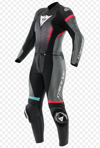 Kombinezon dwuczęściowy damski DAINESE Fulminea Lady Leather 2pcs czarno-szaro-biały