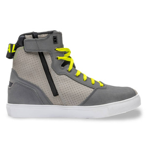 Buty motocyklowe miejskie/trampki Rebelhorn VANDAL szary-czarny-żółty fluo