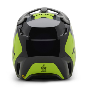 Kask motocyklowy dziecięcy FOX Junior V1 Lean Grey Yellow
