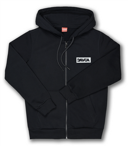 DAVCA bluza z suwakiem odblaskowe logo