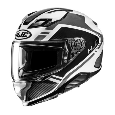 Kask motocyklowy integralny HJC F71 Tozz czarny/biały