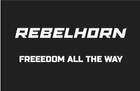 Odznaka na rzep REBELHORN Freedom All The Way 50X80MM