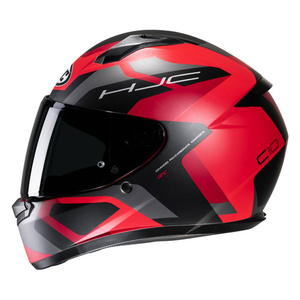 Kask motocyklowy integralny HJC C10 Tins czarny/czerwony
