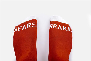 Skarpetki DAVCA czerwone