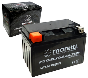 Akumulator motocyklowy MORETTI AGM (Gel) MT12A-BS