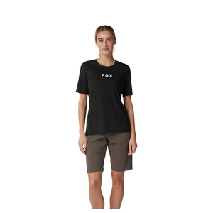 Koszulka rowerowa damska FOX Lady Ranger Wordmark Black