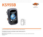 Kappa torba na gps / smartphone iphone 5/5S/SE, nokia/microfost, samsung z mocowaniem na kierownicę