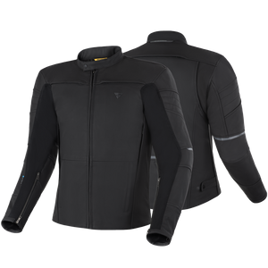 Kurtka motocyklowa miejska skórzana Shima SHADOW TFL czarny