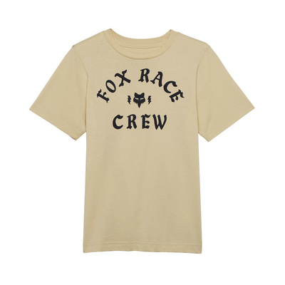 T-Shirt dziecięcy FOX Junior Race Crew Cream