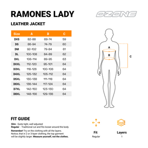 Kurtka motocyklowa damska OZONE Ramones Lady