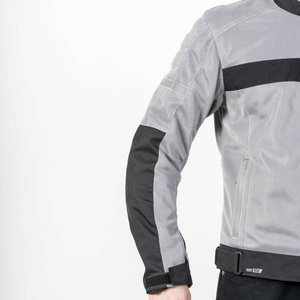 Kurtka motocyklowa tekstylna miejska OZONE DART SILVER czarna