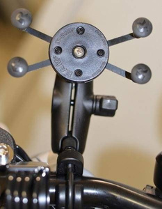 Zestaw montażowy z uniwersalnym uchwytem Ram Mount X-Grip mocowany do ramy kierownicy