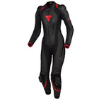 Kombinezon jednoczęściowy motocyklowy skórzany sportowy Shima MIURA RS czarny/czerwony