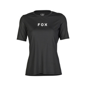 Koszulka rowerowa damska FOX Lady Ranger Wordmark Black