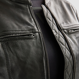 Damska kurtka motocyklowa skórzana miejska Rebelhorn HUNTER II czarny mat