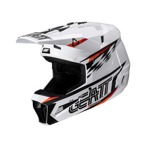 Kask motocyklowy LEATT Kit Moto 3.5 V25 White z goglami