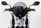Szyba motocyklowa MRA HONDA CB 650 F, RC75, 2014-2016, forma NTM, przyciemniana