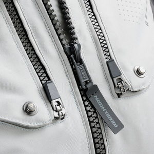 Damska kurtka motocyklowa tekstylna miejska/turystyczna Rebelhorn HIKER IV czarny-szary-żółty fluo