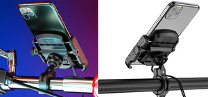 Uchwyt motocyklowy MBG LINE USB-C szybkie ładowanie