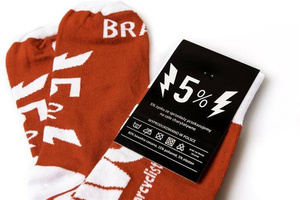 Skarpetki DAVCA czerwone