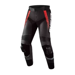 Spodnie motocyklowe skórzane sportowe Shima STR 2.0 czerwone