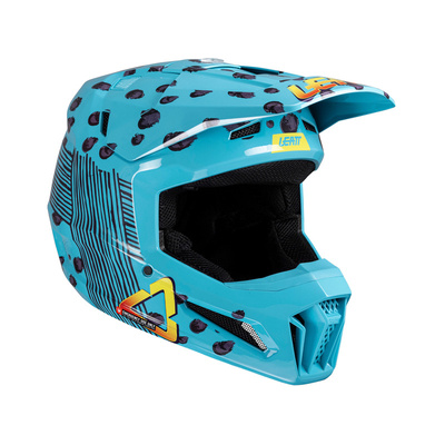 Kask Z Goglami Leatt Junior Kit Moto 3.5 V25 Cheetah