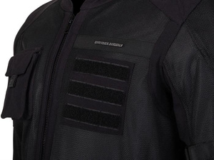 Kurtka motocyklowa tekstylna miejska Rebelhorn BRUTALE czarny