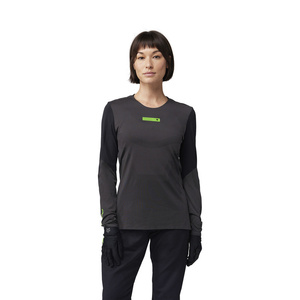 Koszulka rowerowa z długim rękawem damska FOX Lady Rawtec Black
