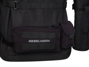 Kurtka motocyklowa tekstylna miejska Rebelhorn BRUTALE czarny