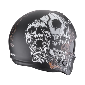 Kask motocyklowy SCORPION EXO-COMBAT II GENESIS Czarny matt