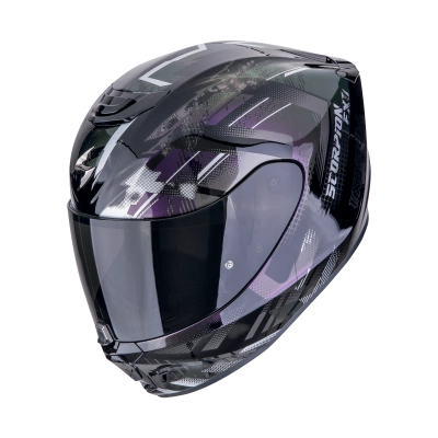 Kask motocyklowy SCORPION EXO-391 Clutter czarny, czerwony