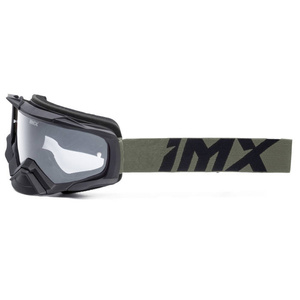 Gogle motocyklowe IMX Dust Black Matt/Bronze - Szyba Dark Smoke + Clear (2 Szyby W Zestawie)