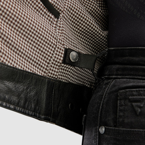 Damska kurtka motocyklowa skórzana miejska Rebelhorn HUNTER II brązowy vintage