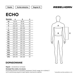 Kurtka motocyklowa TEKSTYLNA REBELHORN ECHO
