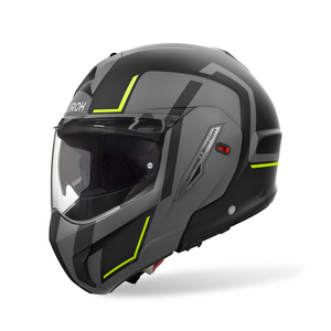 Kask szczękowy motocyklowy AIROH Mathisse II Genius fluo matowy