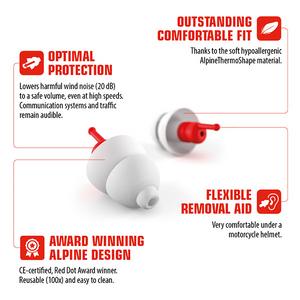 Zatyczki / Stopery do uszu ALPINE MotoSafe Race