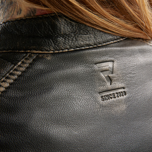 Damska kurtka motocyklowa skórzana miejska Rebelhorn HUNTER II brązowy vintage