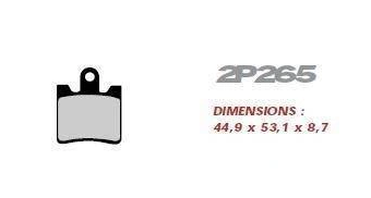Klocki hamulcowe Nissin 265NS