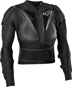Dziecięca koszulka bluza z ochraniaczami zbroja buzer cross offroad mtb FOX Titan Sport czarny Junior